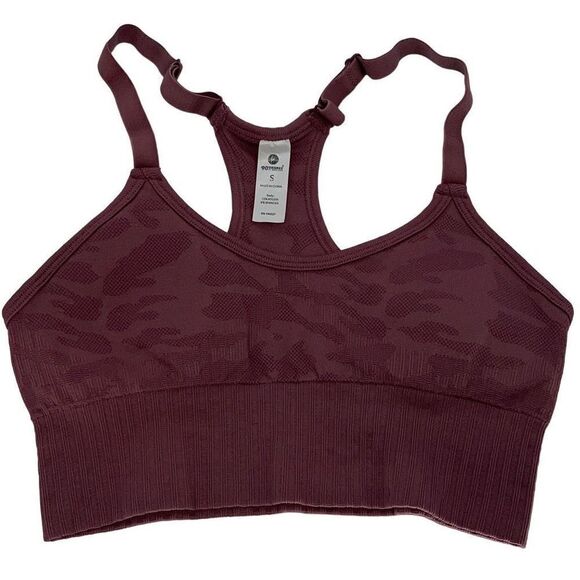 90 Degree By Reflex Womens Sports Bra Racerback Active Black Gray Old Rose Small - Picture 4 of 6